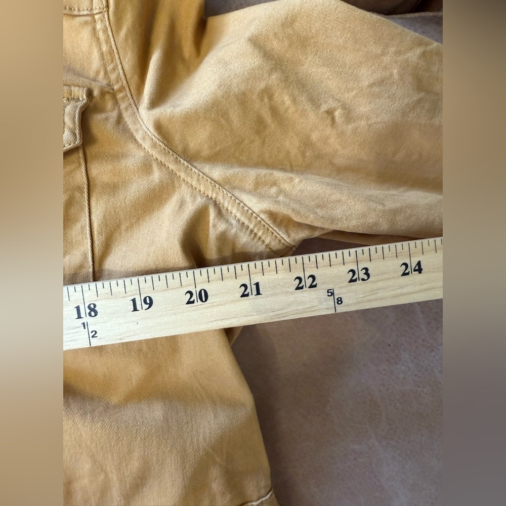 Market & Spruce Yellow Mid-Length Utility Jacket | Casual Outdoor Wear | Size L - Picture 4 of 8